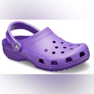 CROCS Classic Clog: Neon Purple! Size: 9W or 7M. Excellent condition!